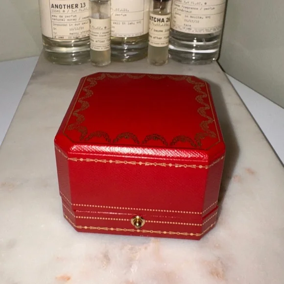 Cartier Red and Black Jewelry Box - Picture 5 of 6